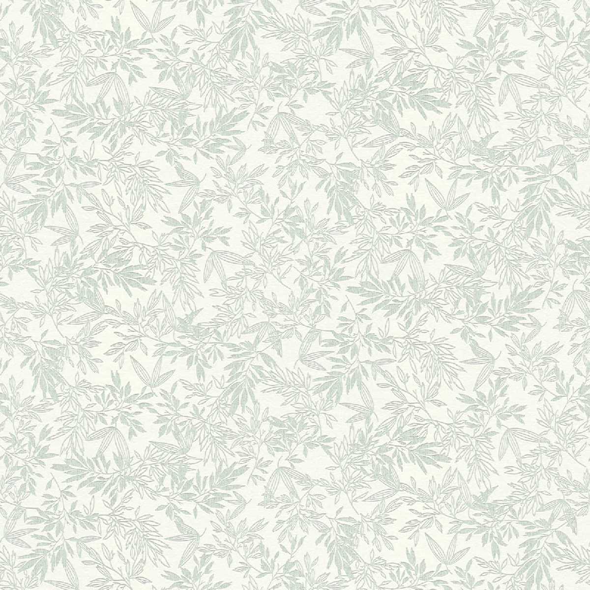 Vliestapete Attractive II 390282 - Floral Muster - Grün, Weiß